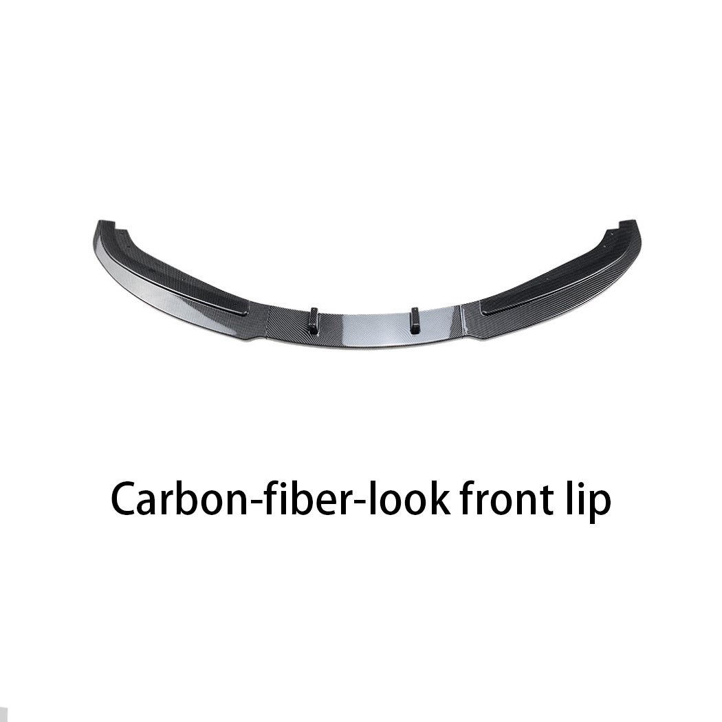 Front lip carbon fiber pattern