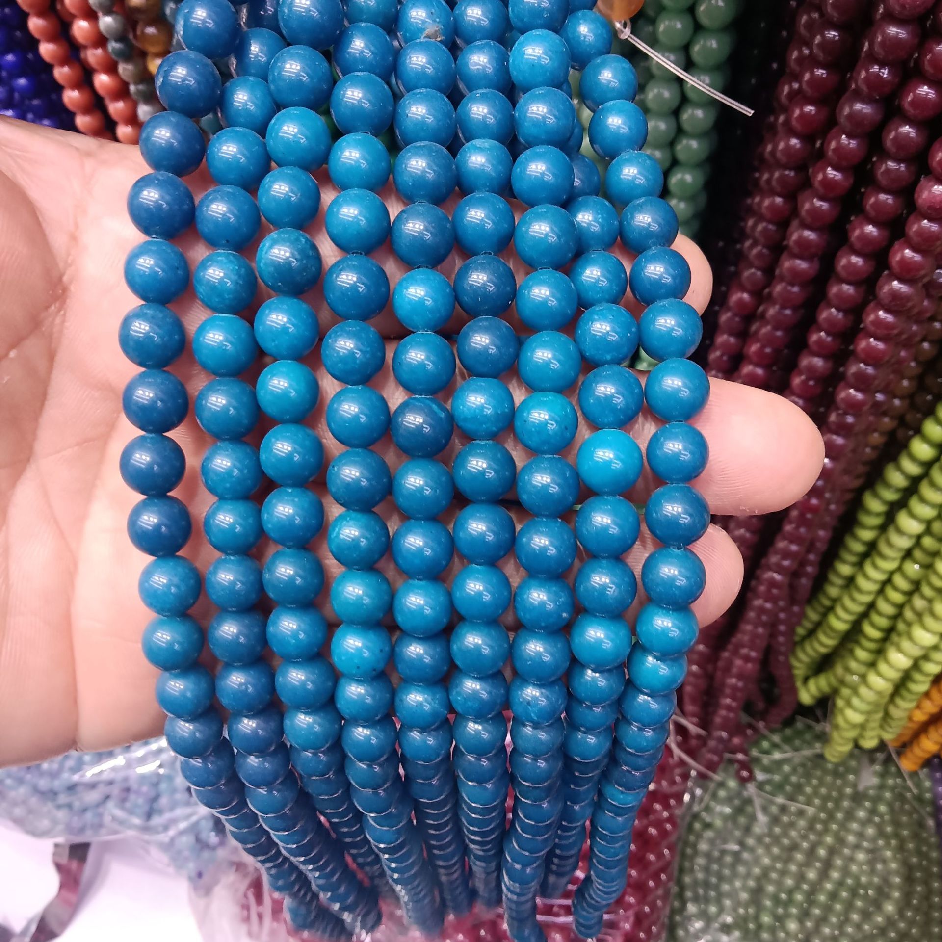 9  light blue porcelain