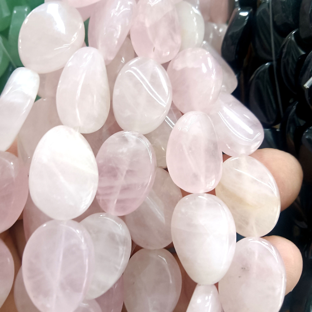 rose quartz 11x16mm/12pcs