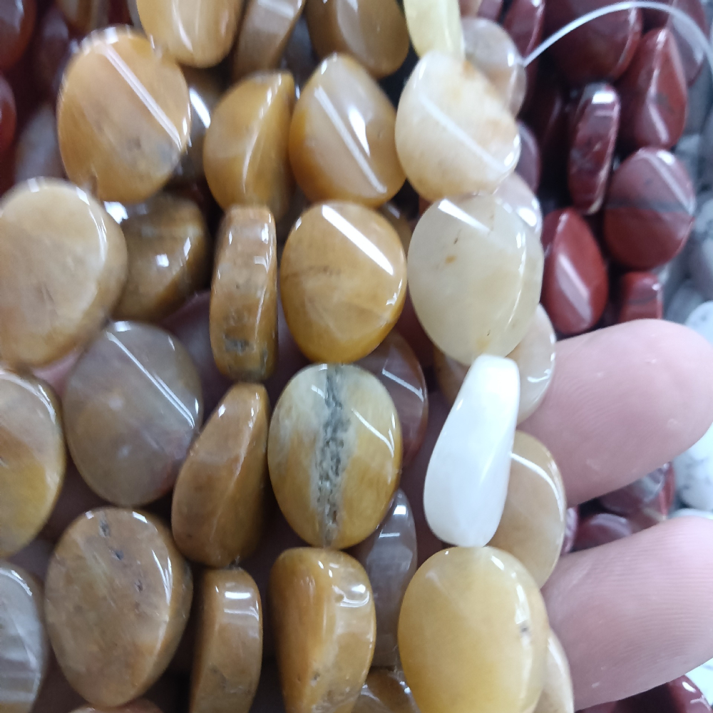 yellow jade 11x16mm/12pcs