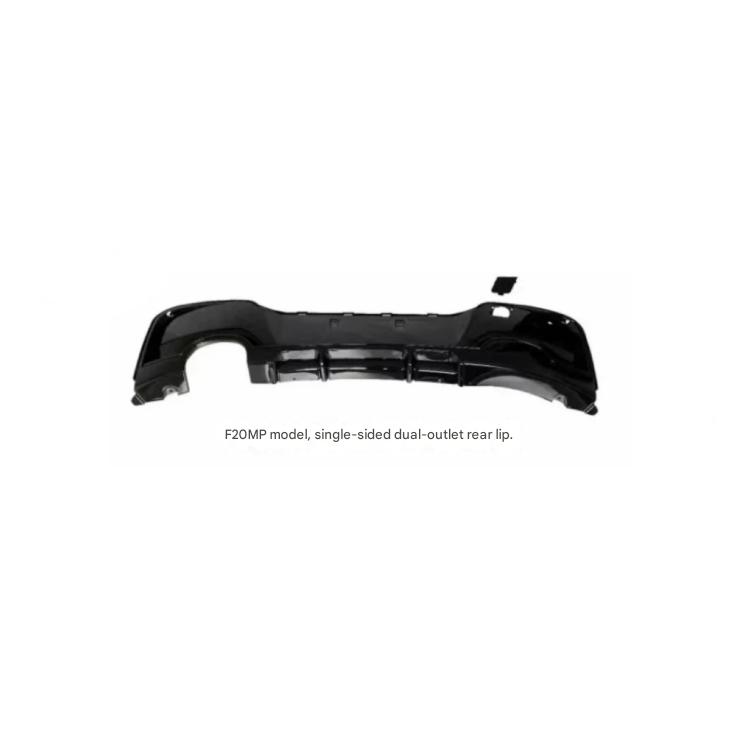 F20 single side double outlet [glossy black]