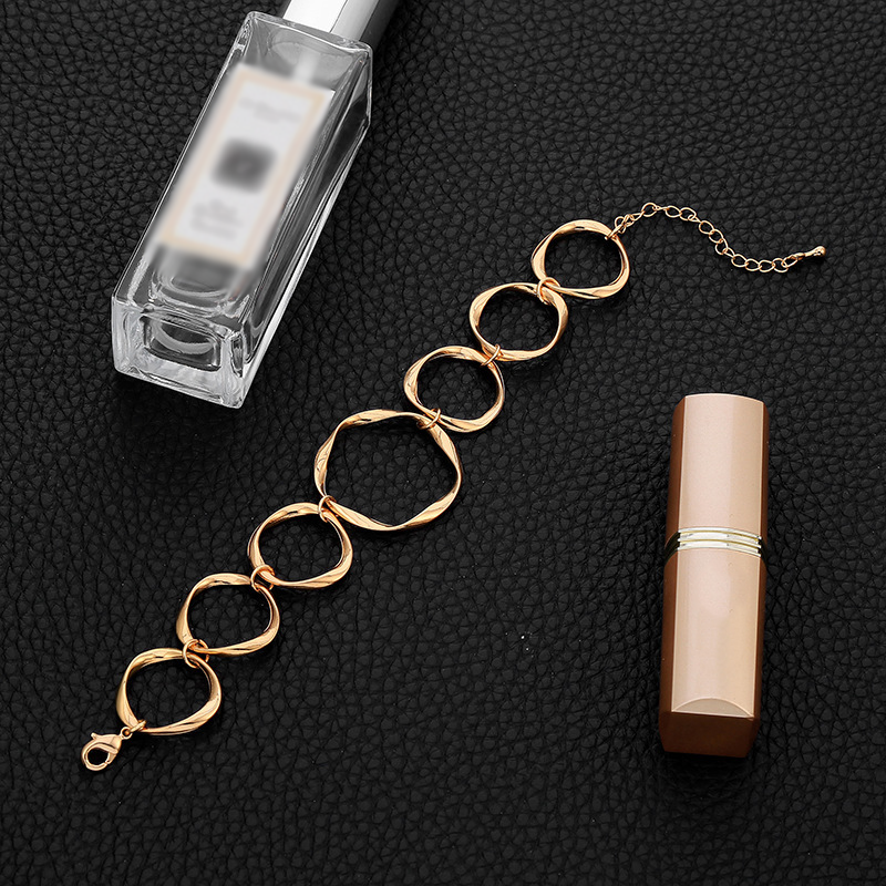 KC gold plated bracelet 2.75*30.8mm 18.5cm