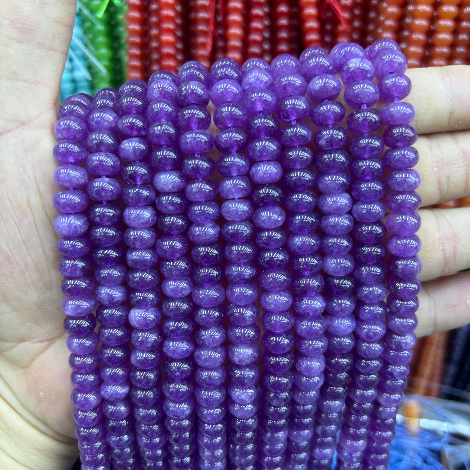 46:synthetic Color abacus beads 14