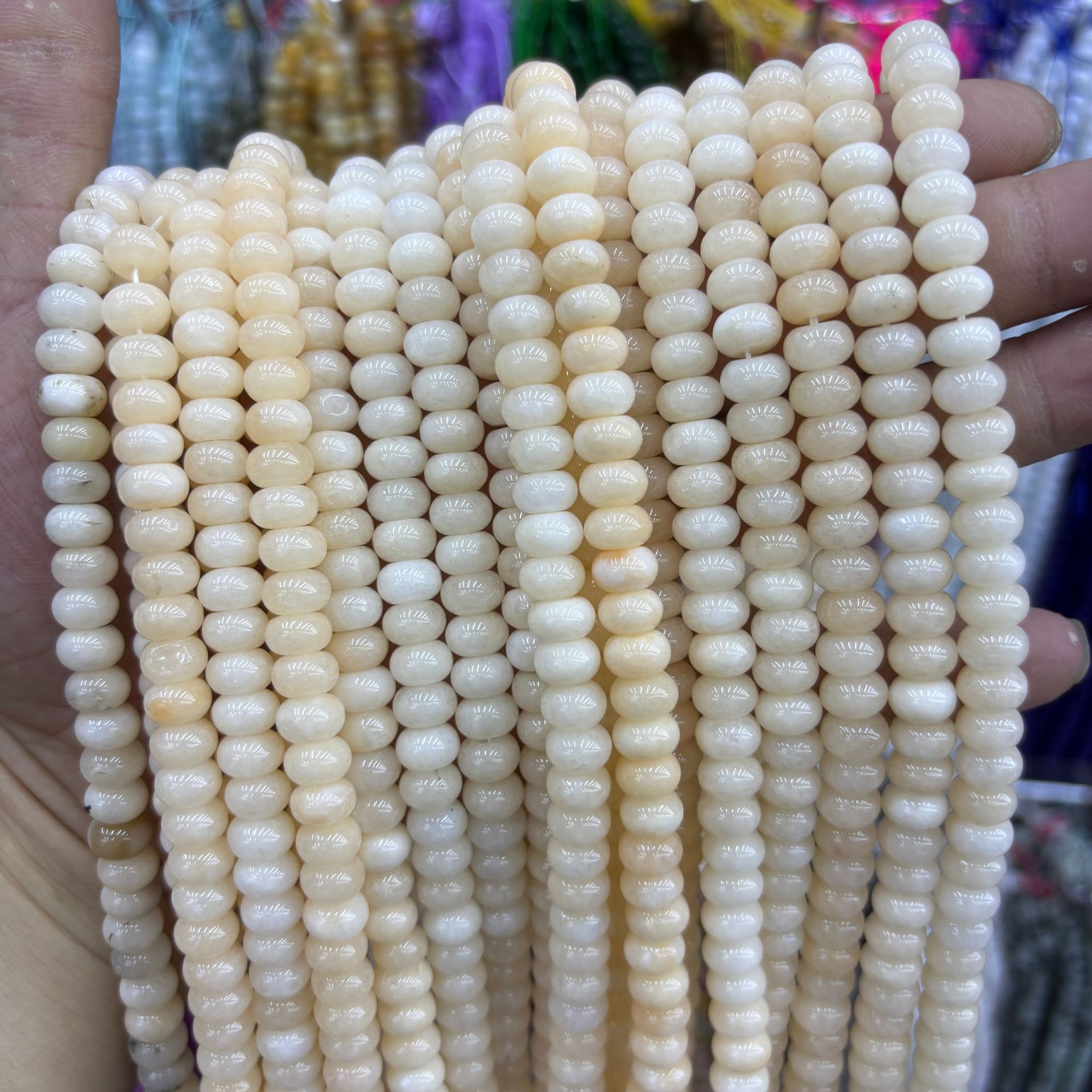 50:synthetic Color abacus beads 18