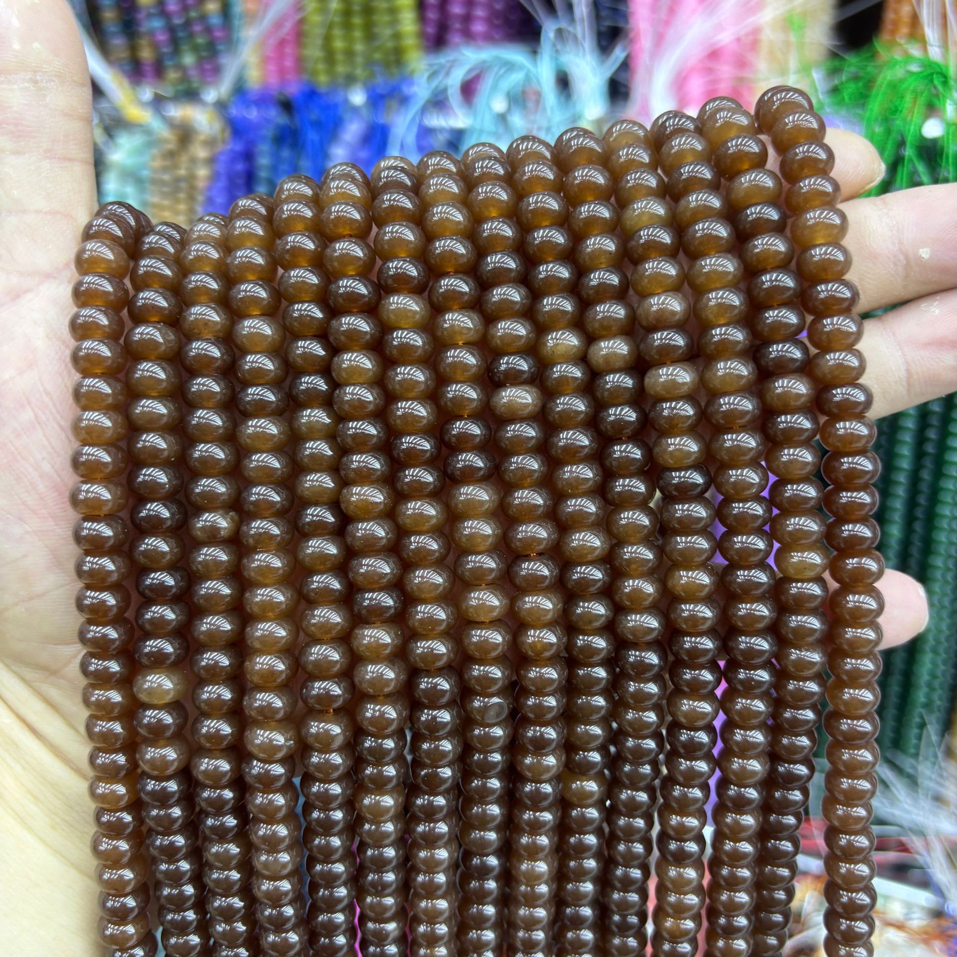 51:synthetic Color abacus beads 19