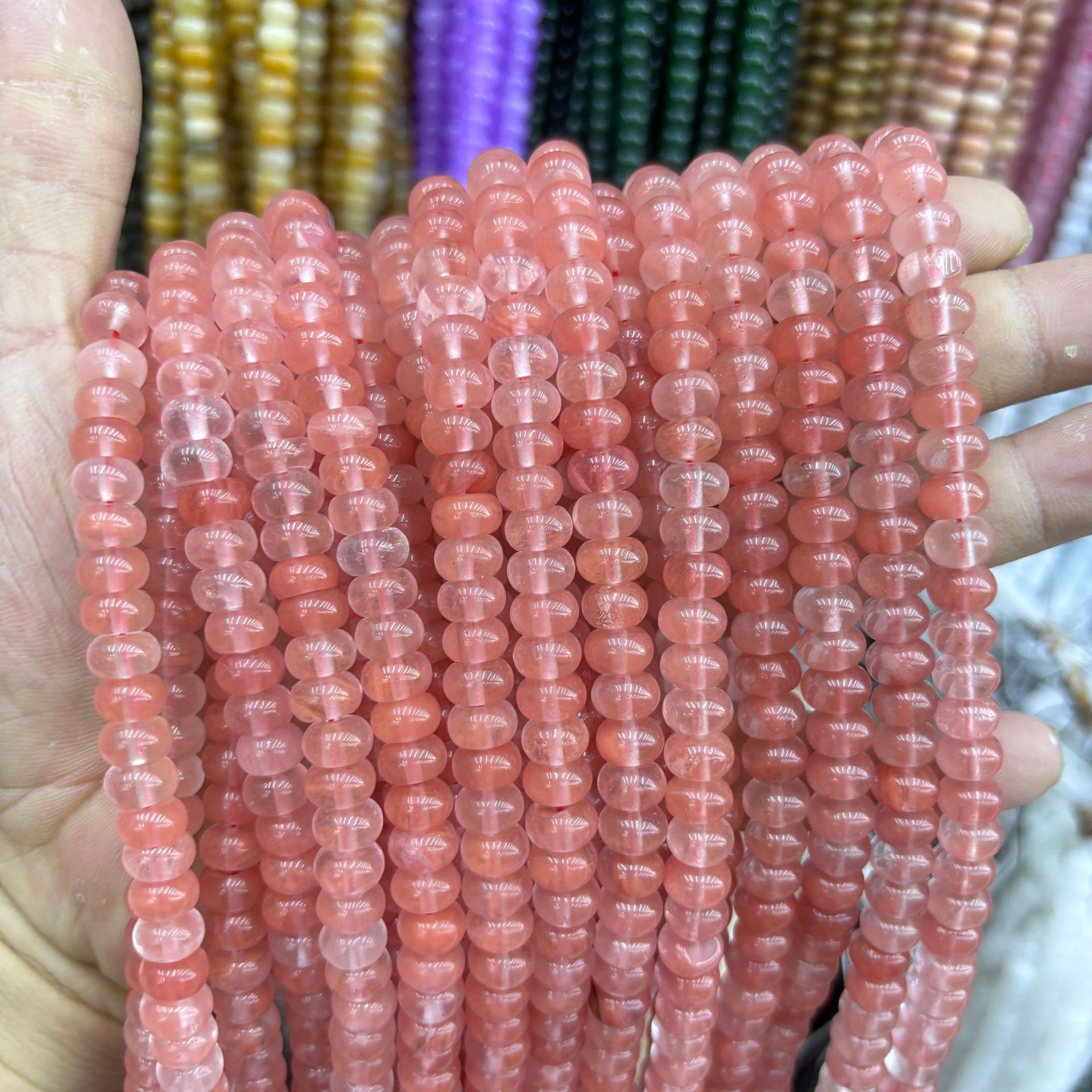 52:synthetic Color abacus beads 20