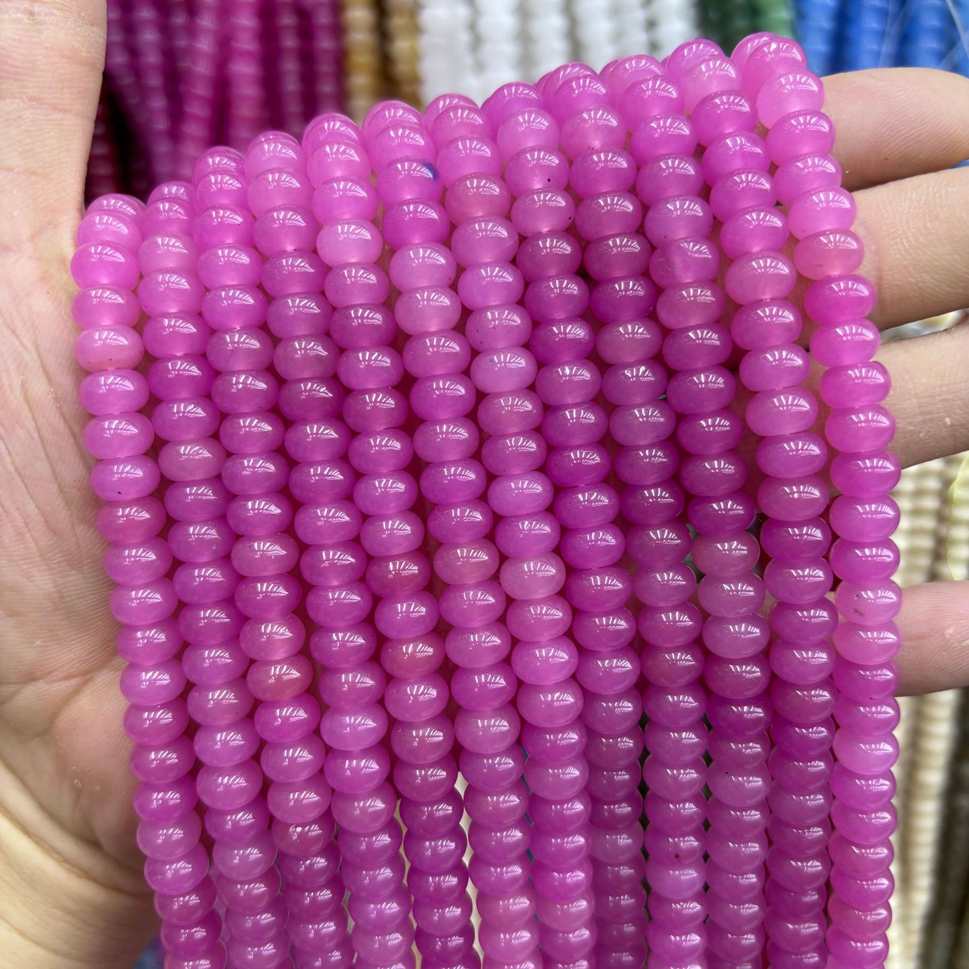 60:synthetic Color abacus beads 29