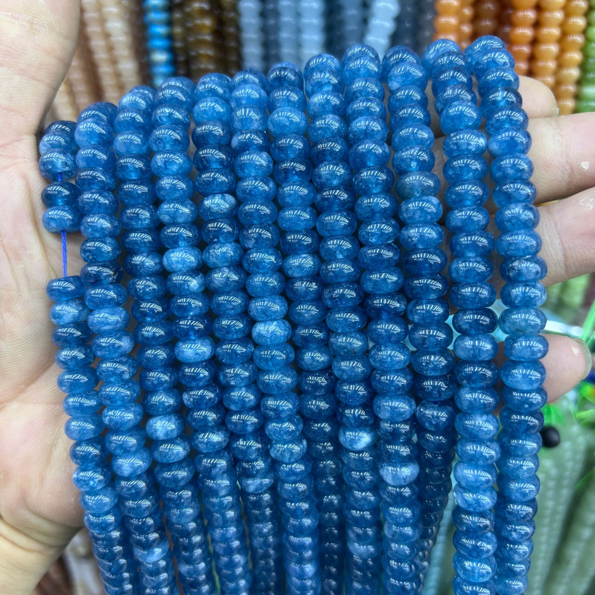 39 synthetic Color abacus beads
