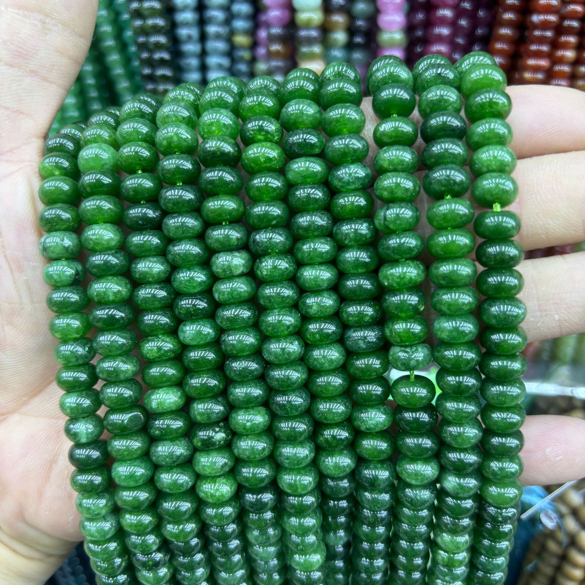 41 synthetic Color abacus beads
