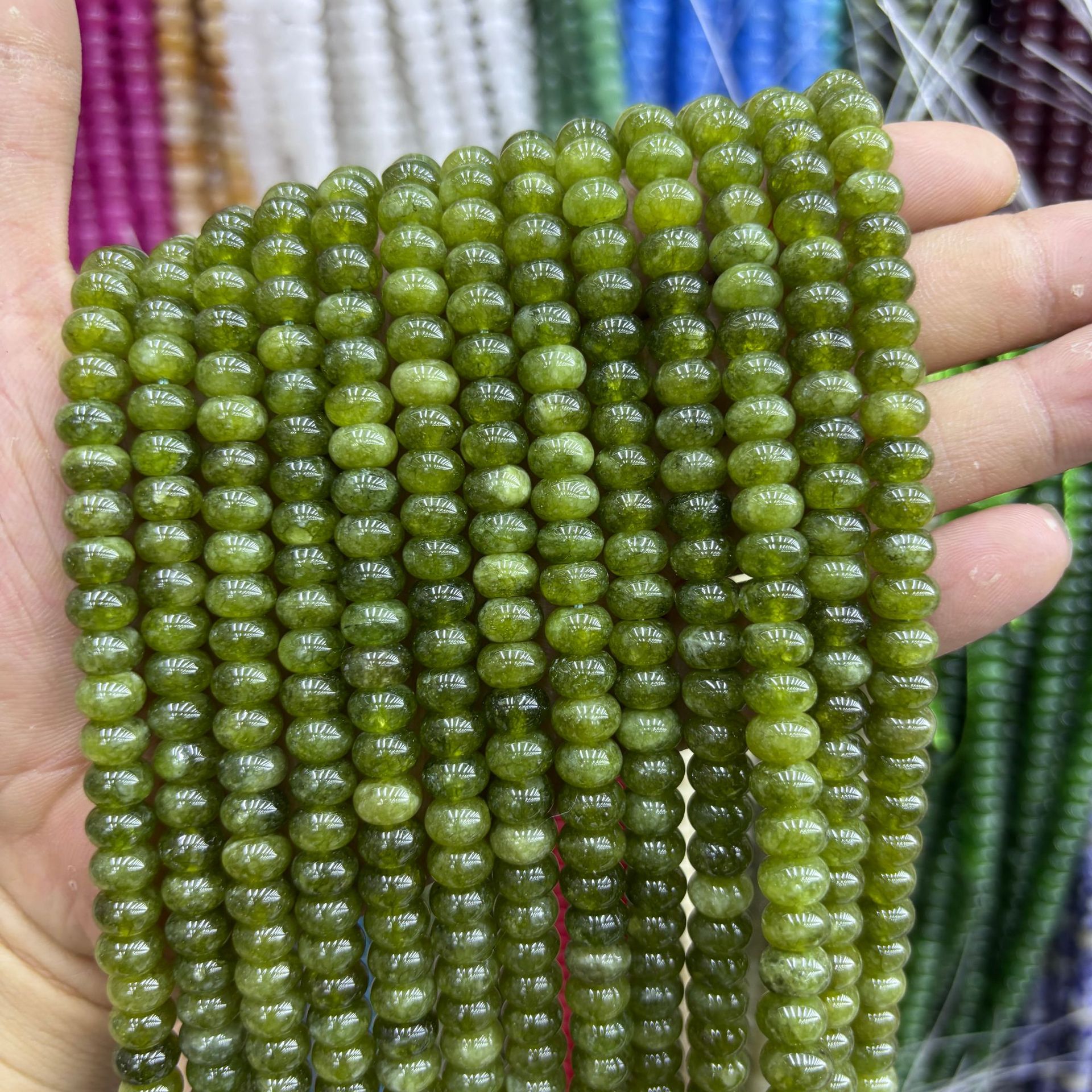 62:synthetic Color abacus beads 301