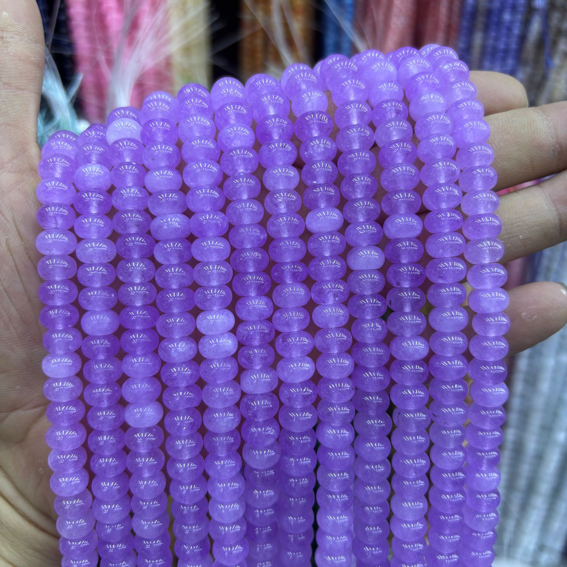 64:synthetic Color abacus beads 33