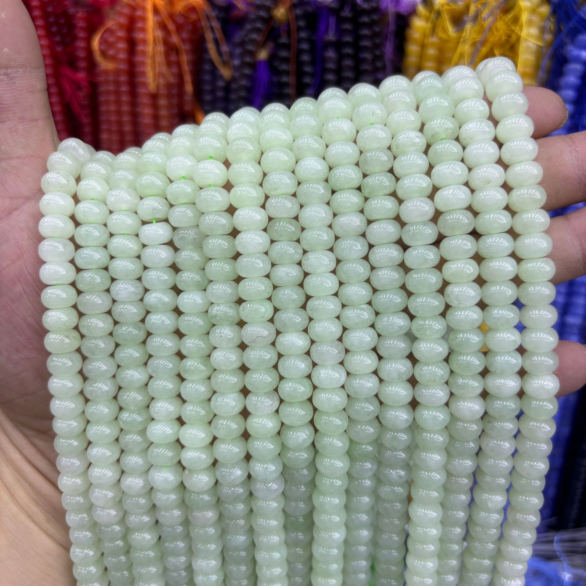 45 synthetic Color abacus beads