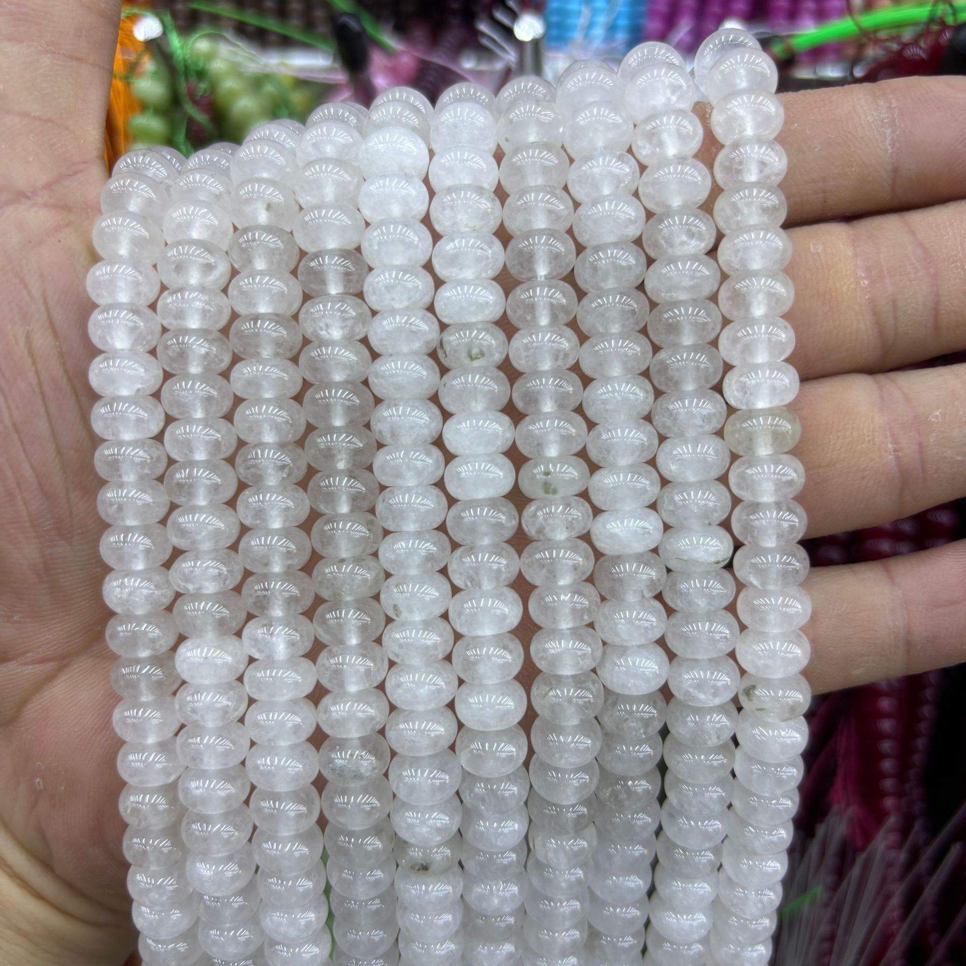 74:synthetic Color abacus beads 43