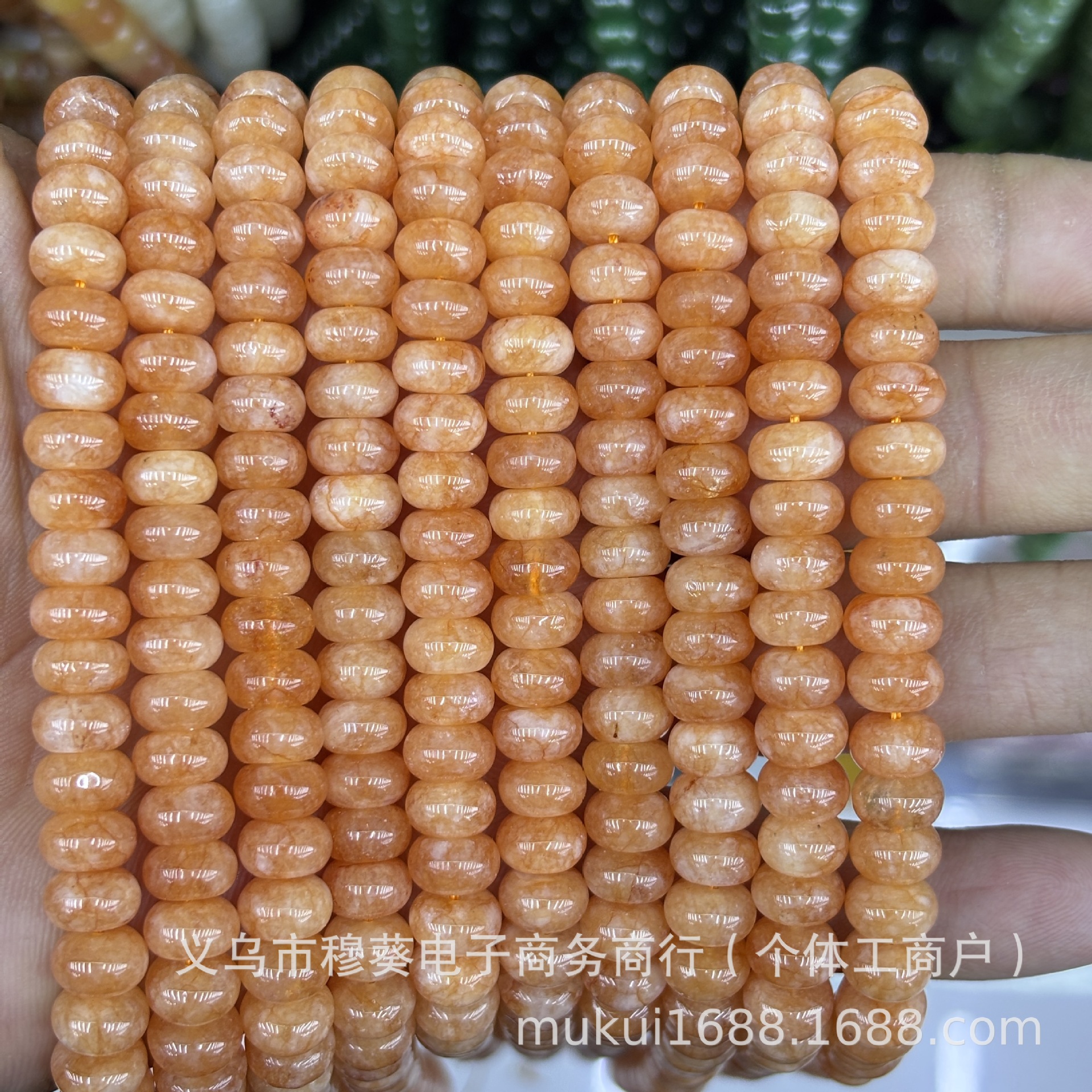 57 synthetic Color abacus beads