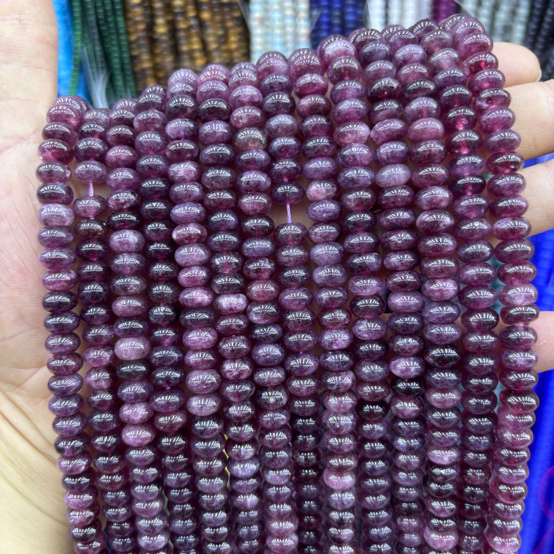 78 synthetic Color abacus beads