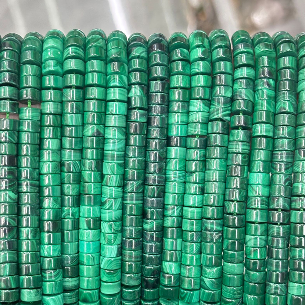 21:3x6 [malachite right angle spacer] 90 pieces