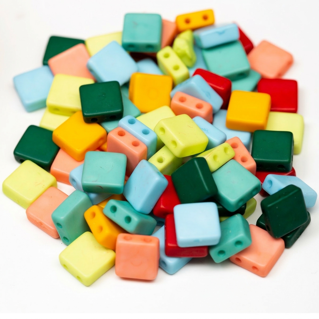 3:9*9mm large double hole dyeing mix (about 1750 pieces/catties)