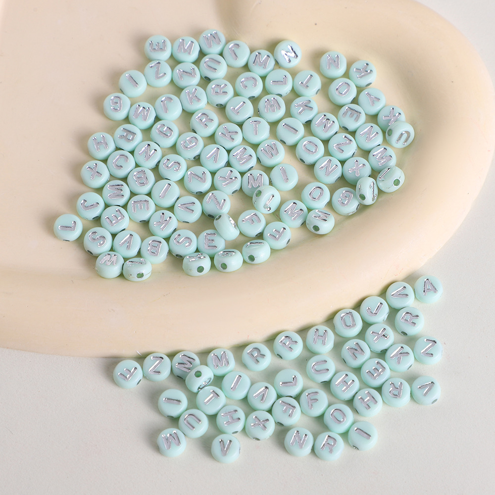 13:Light green with silver 001 #
