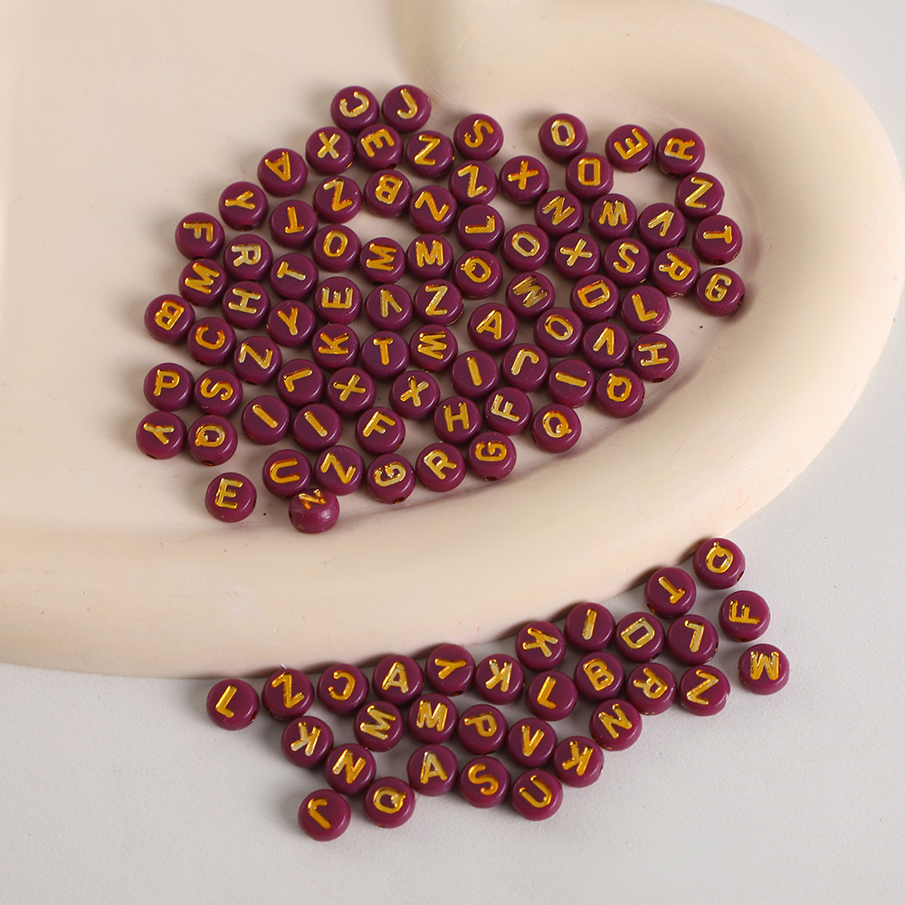 16:Burgundy with gold 004#