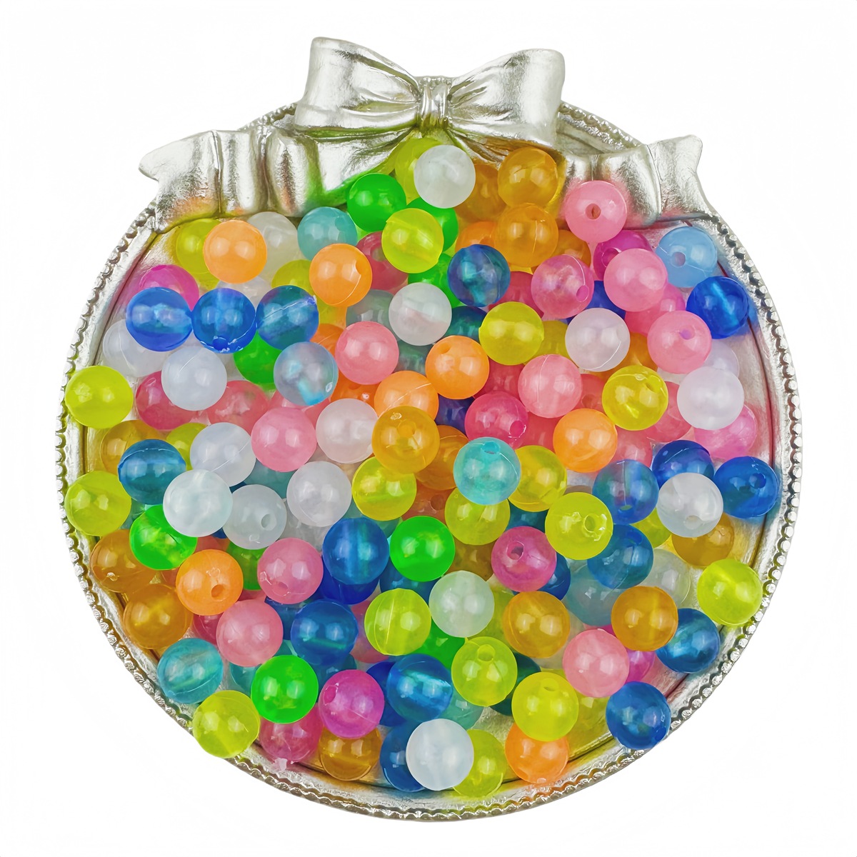 mixed colors 6mm hole1mm/100pcs