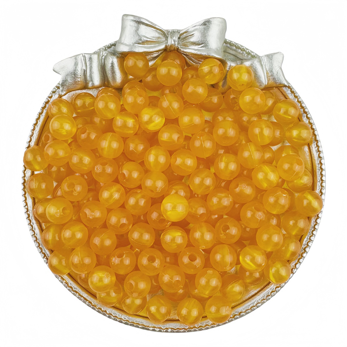 deep orange 10mm hole2mm/30pcs