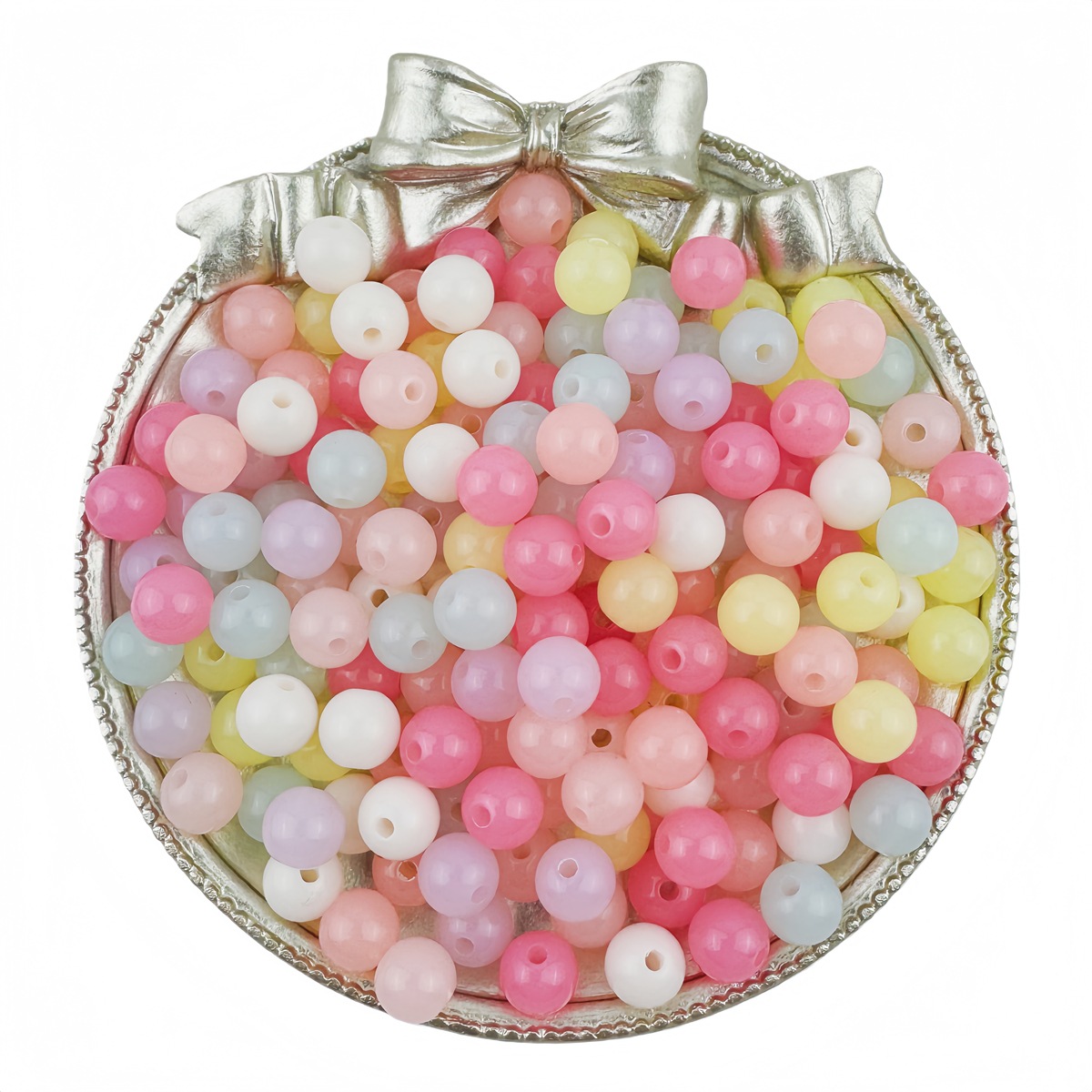 mixed colors 8mm hole1.5mm /50pcs