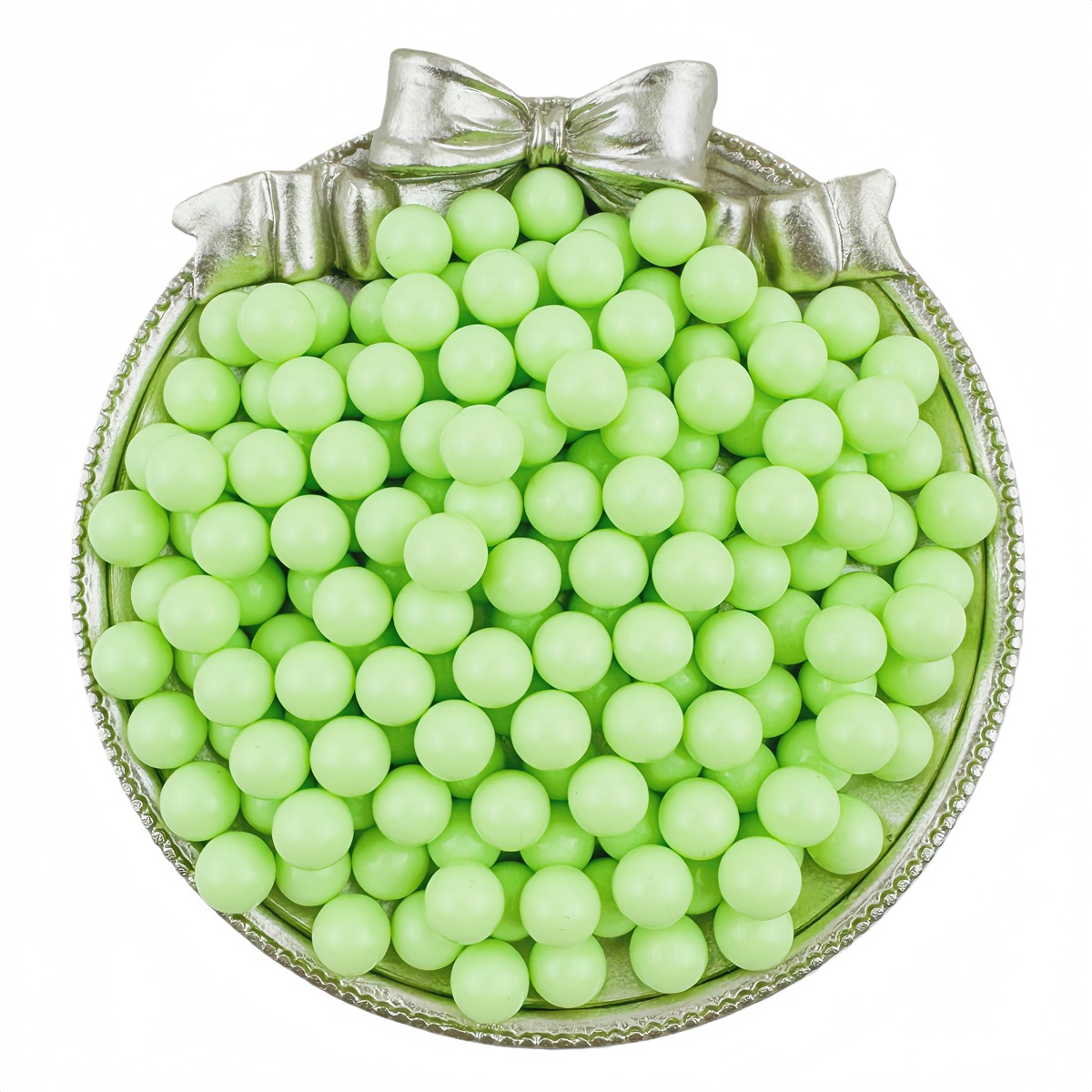 apple green 8mm/50pcs