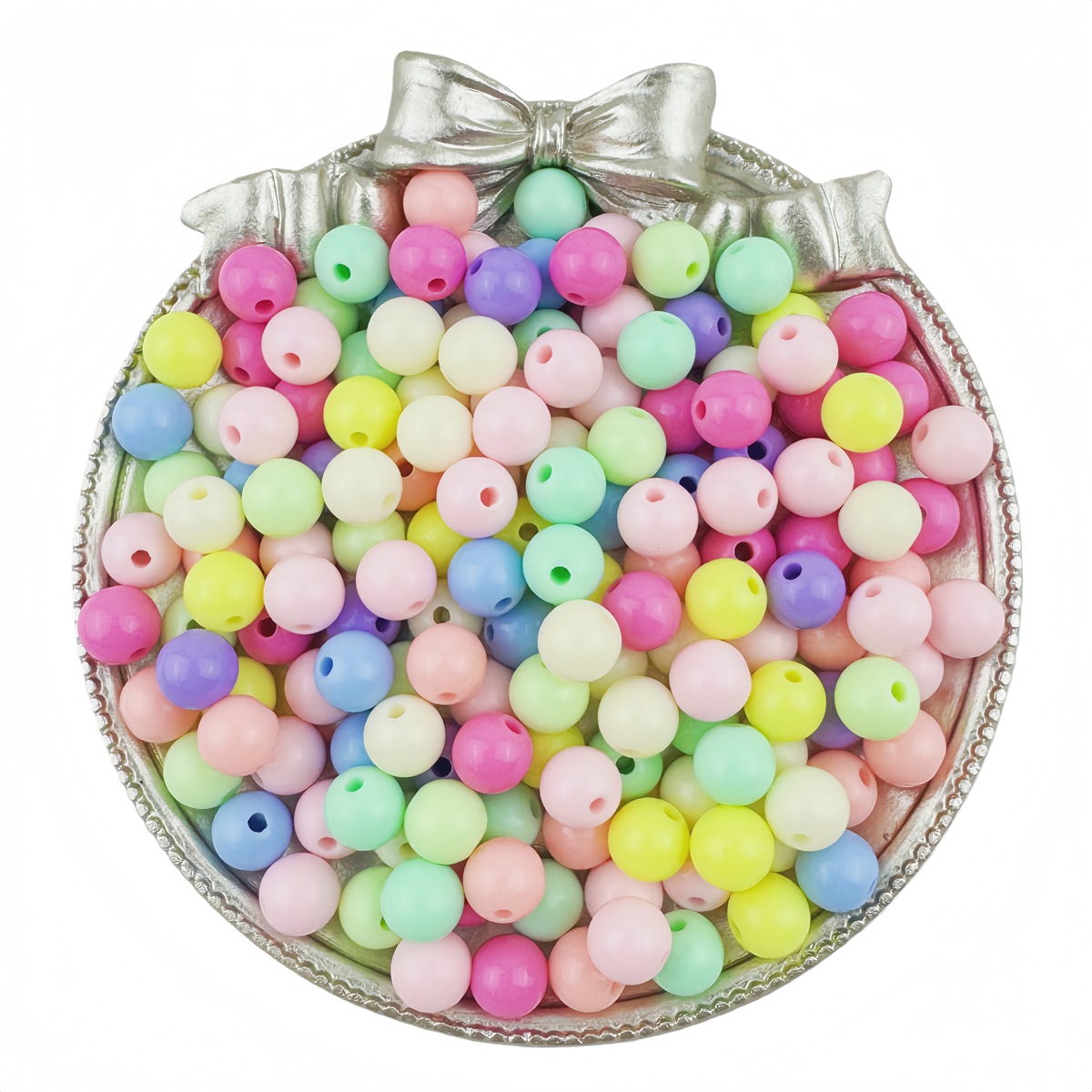 Randomly mixed colors 6mm aperture 1.5mm (100/pack