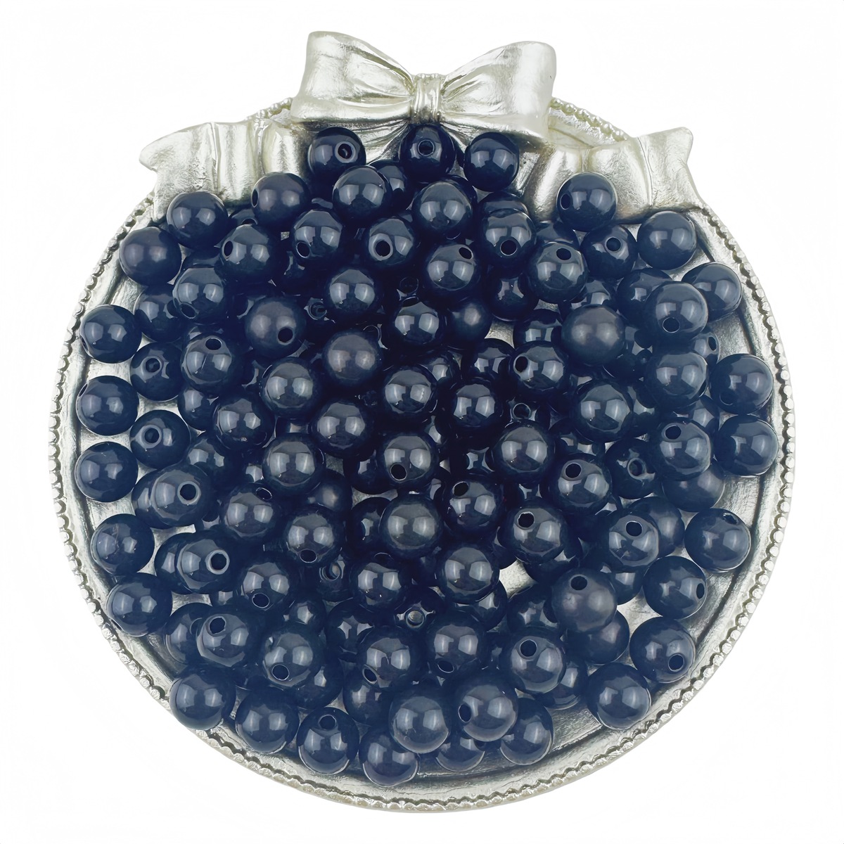 Black 8mm aperture 1.8mm (50/pack)