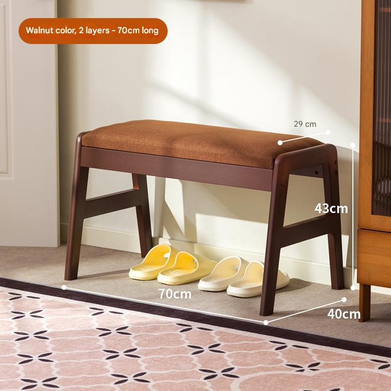 [walnut color] single layer 70cm long (comfortable soft cushion)