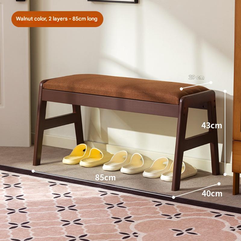 [walnut color] single layer 85cm long (comfortable soft cushion)