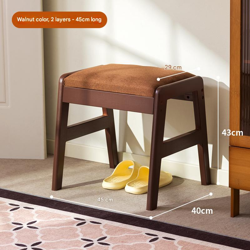 [walnut color] single layer 45cm long (comfortable soft cushion)