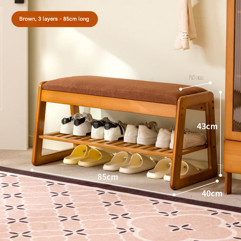 [brown] double layer 85cm long (comfortable soft cushion)