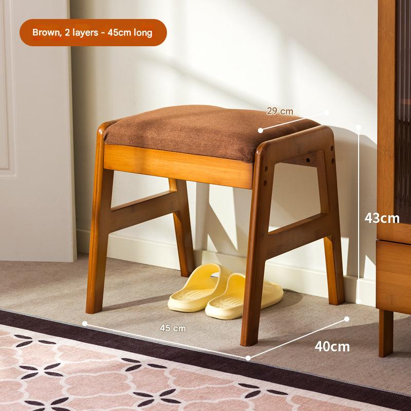 [brown] single layer 45cm long (comfortable soft cushion)