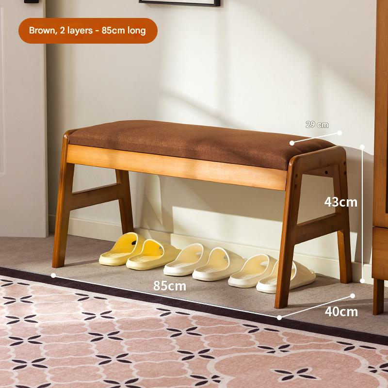 [brown] single layer 85cm long (comfortable soft cushion)