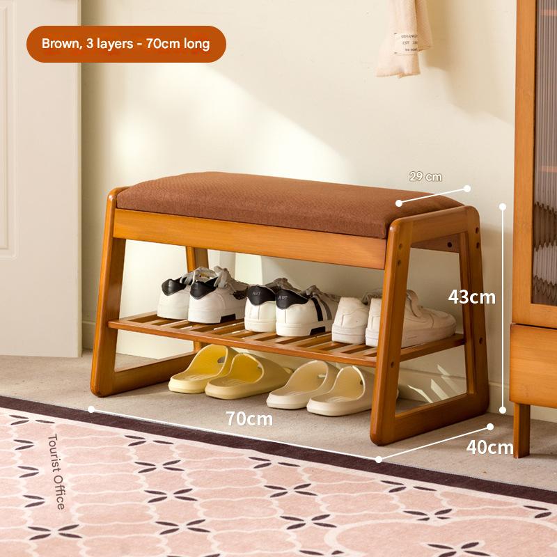 [brown] double layer 70cm long (comfortable soft cushion)