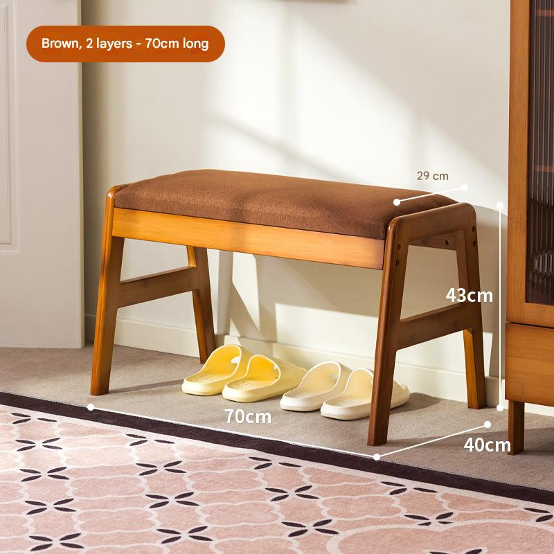 [brown] single layer 70cm long (comfortable soft cushion)