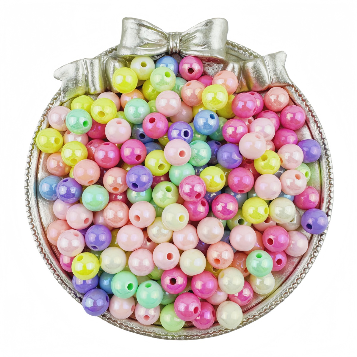 mixed colors 6mm hole1.5mm /100pcs