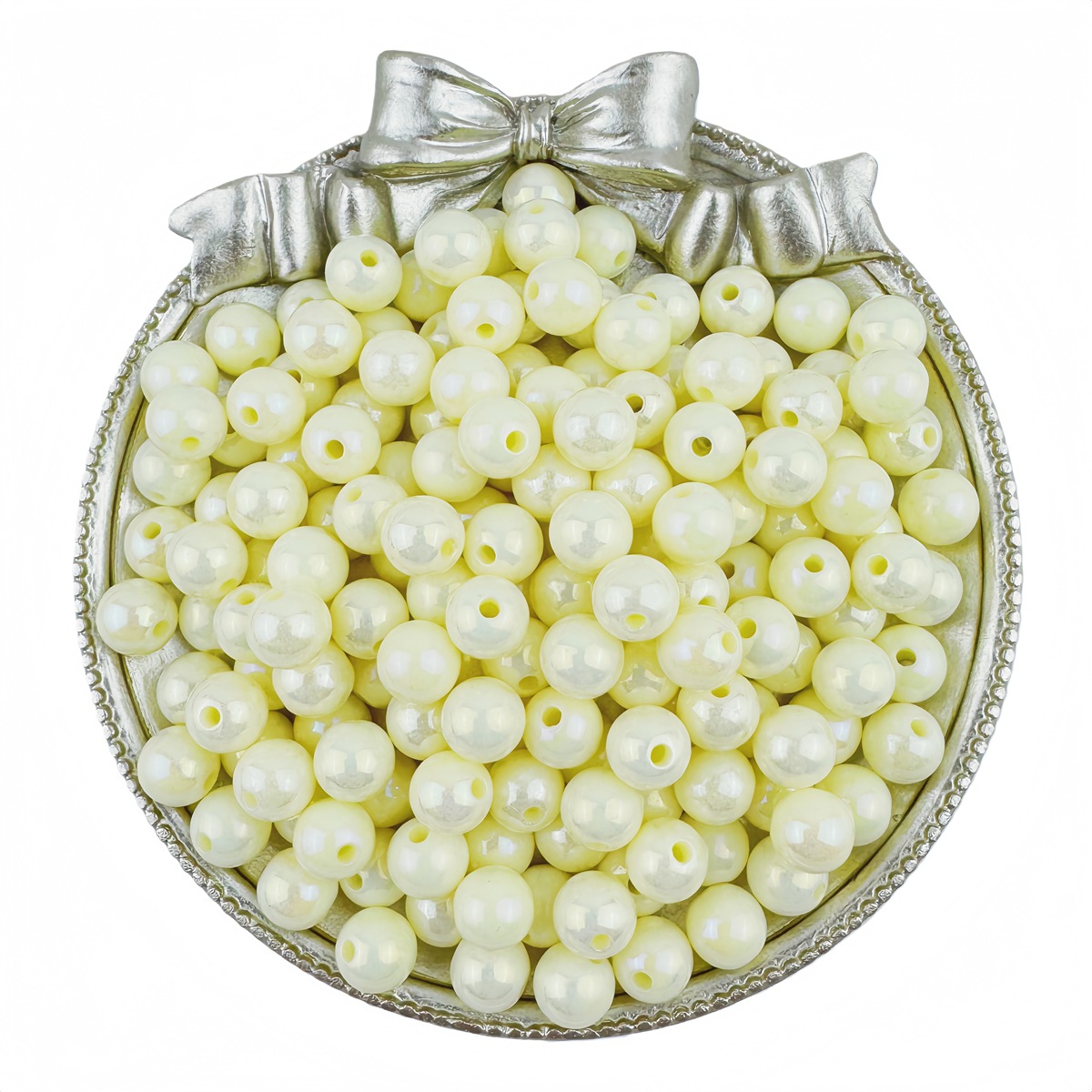 beige 6mm hole1.5mm /100pcs