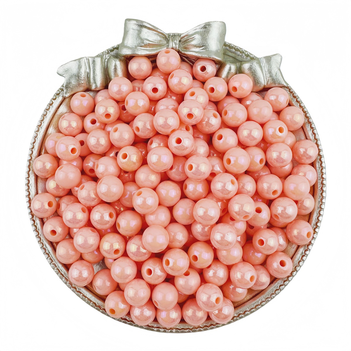 deep orange 6mm hole1.5mm /100pcs