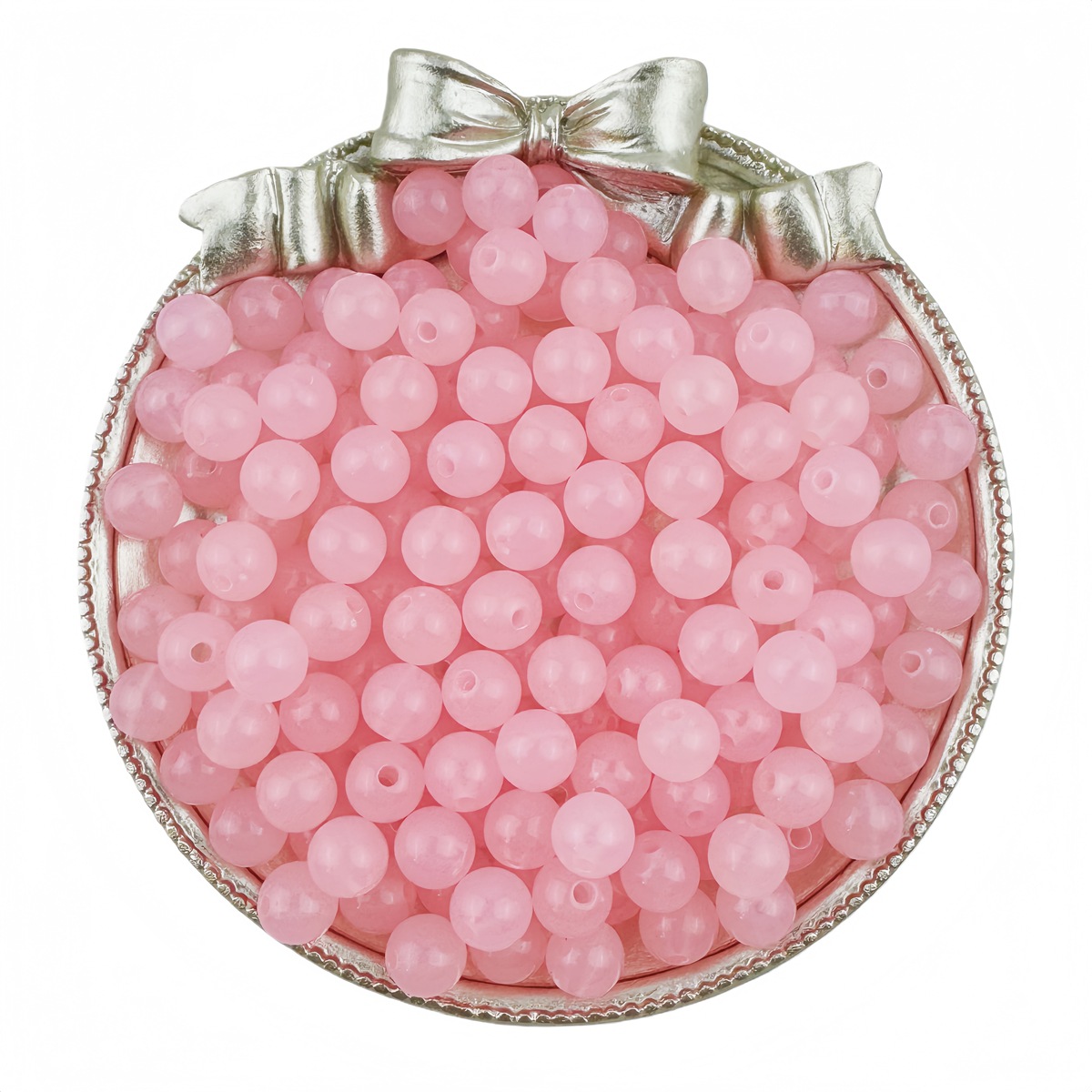 pink 6mm hole1mm /100pcs