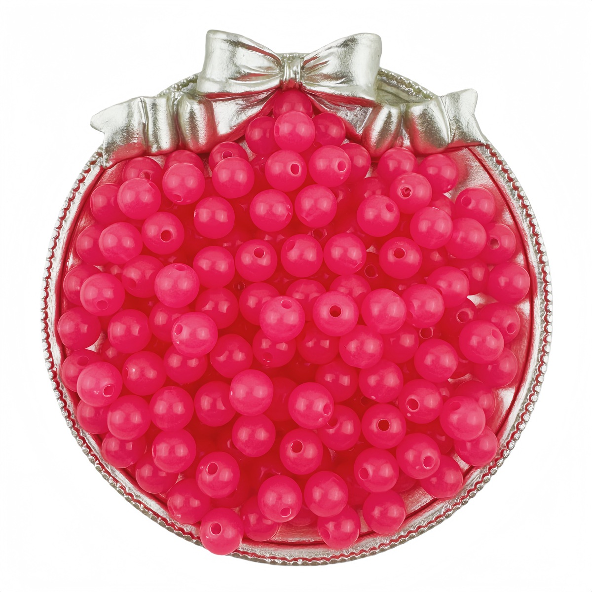 Rose 6mm hole1mm /100pcs