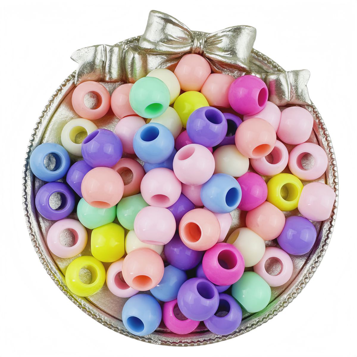 Randomly mixed colors 12mm aperture 5mm (30/pack)