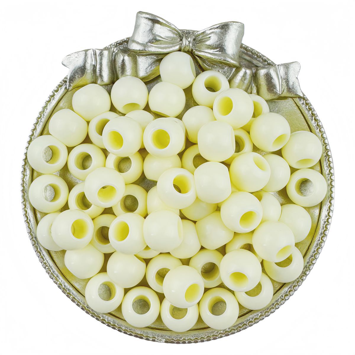 Beige 12mm aperture 5mm (30/pack)