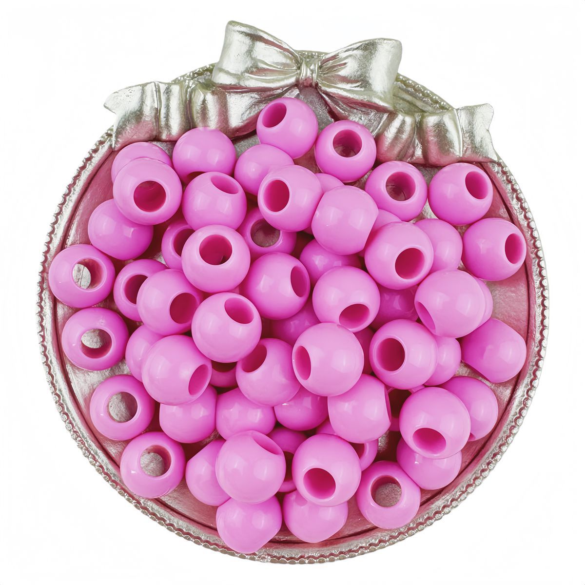 Deep pink 12mm aperture 5mm (30/pack)