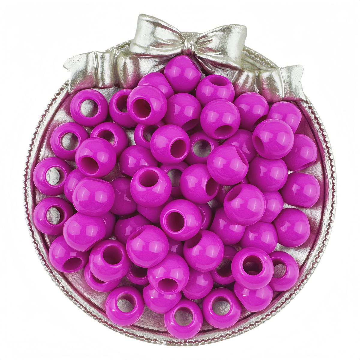 Deep rose red 10mm aperture 4mm (50/pack)