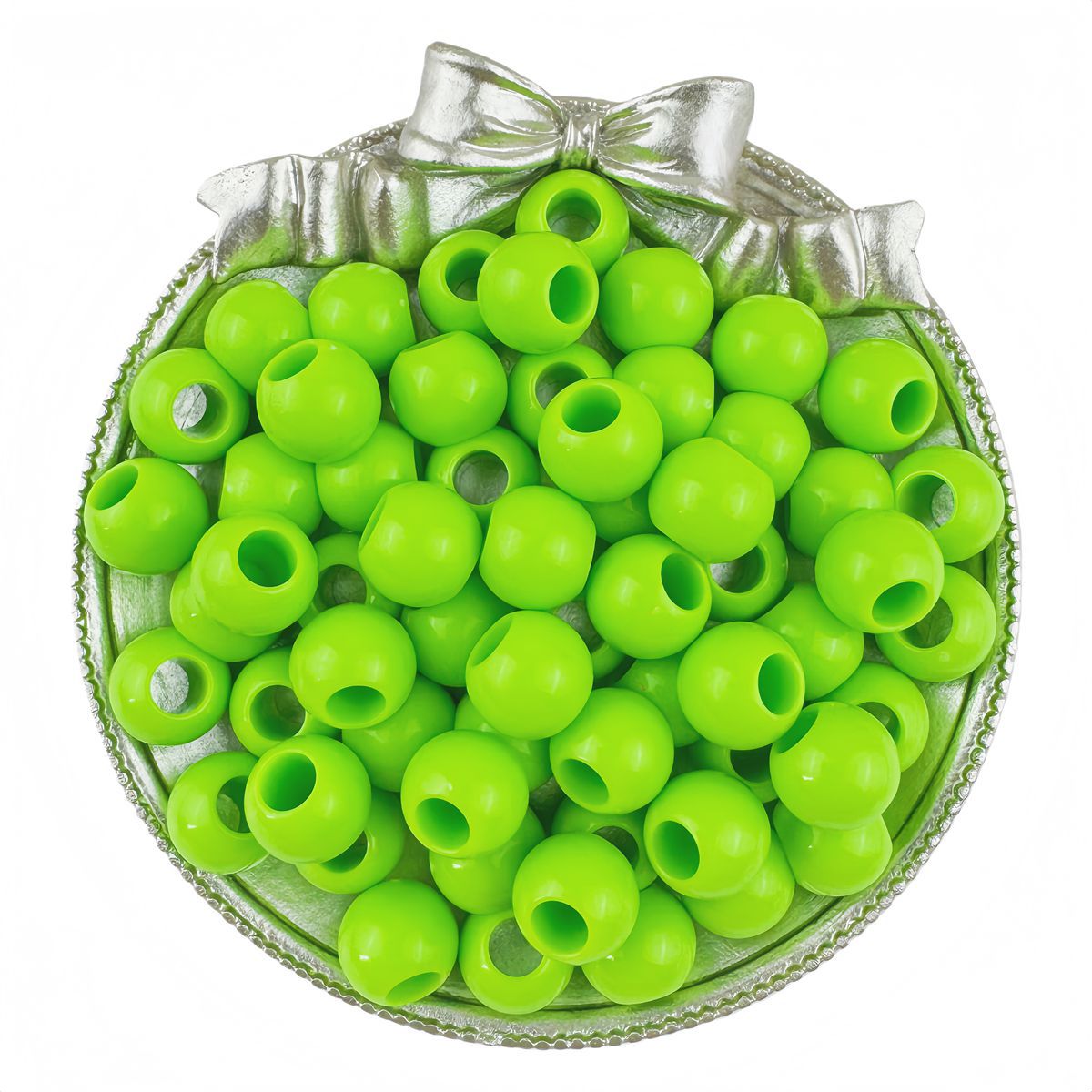 Green grass 10mm aperture 4mm (50/pack)