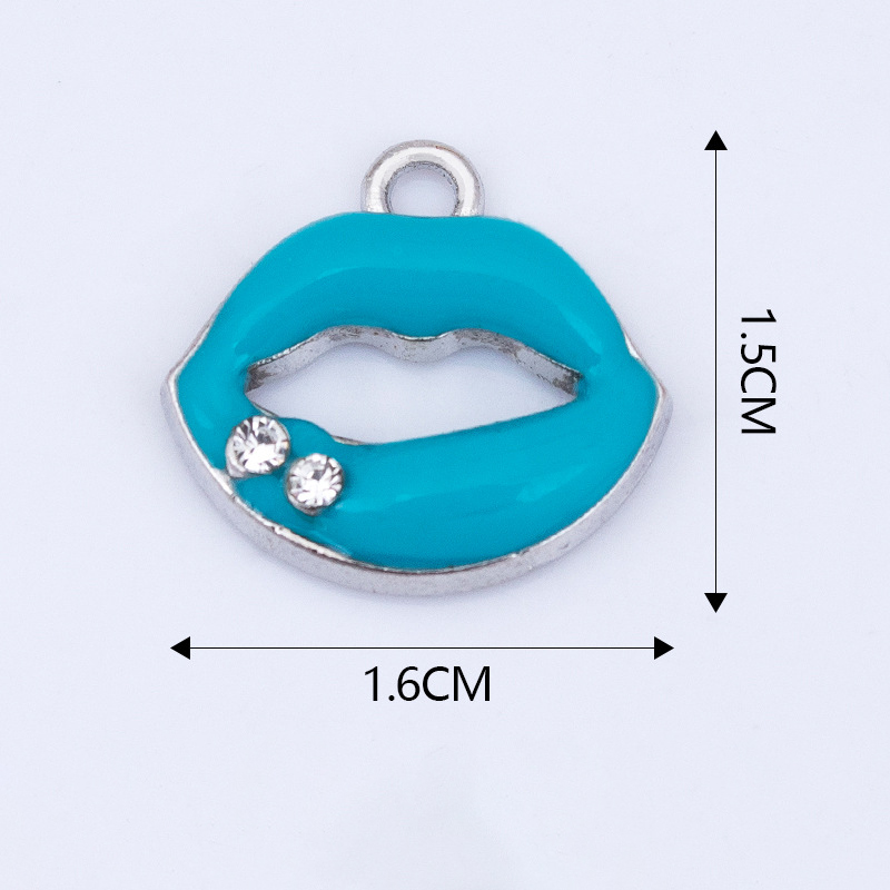 platinum color plated - peacock blue