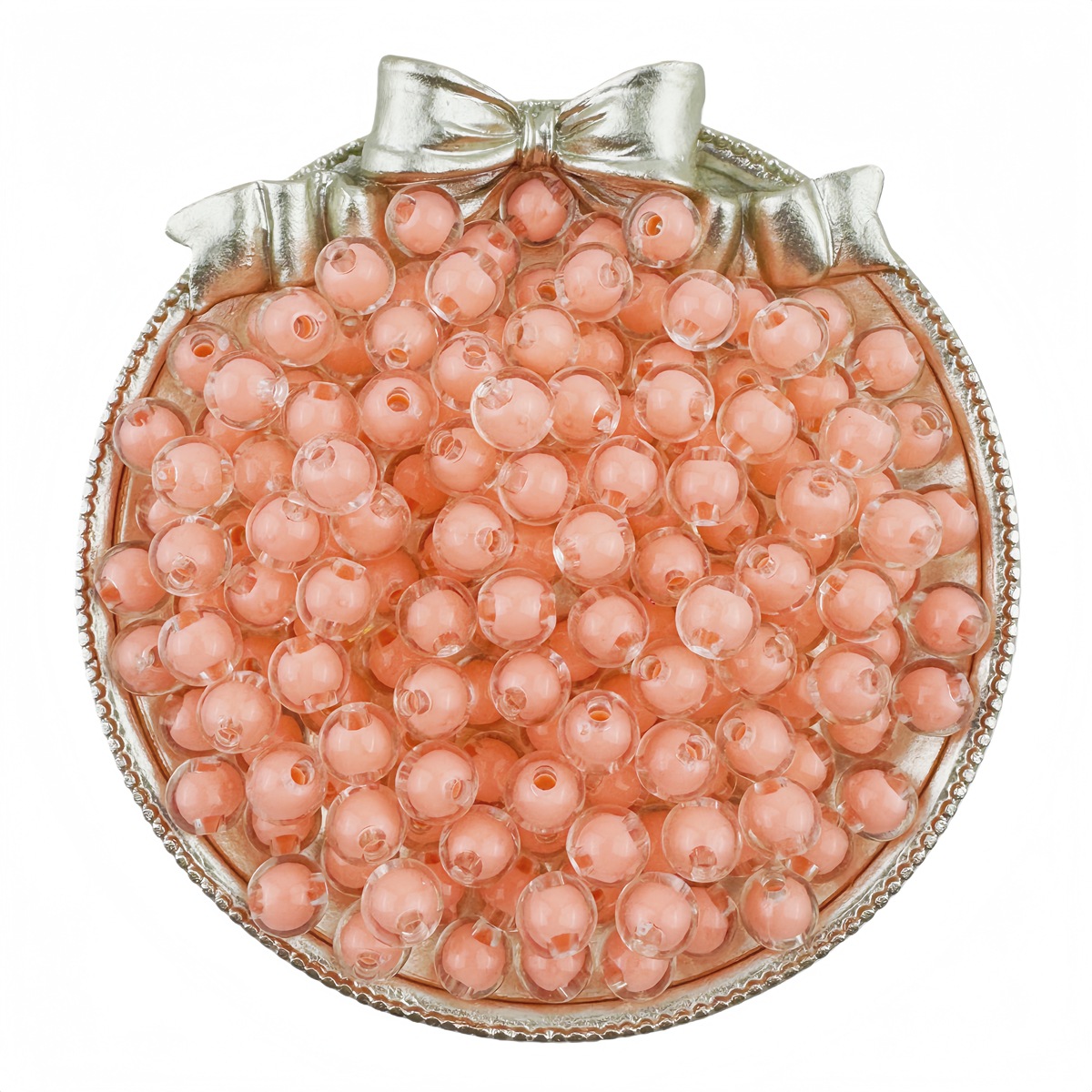 deep orange 8mm hole1.8mm/50pcs