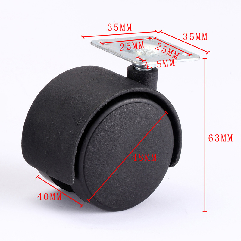 2 inch flat plate without brake